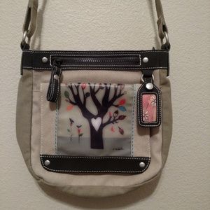 Sherpani Canvas Crossbody Purse